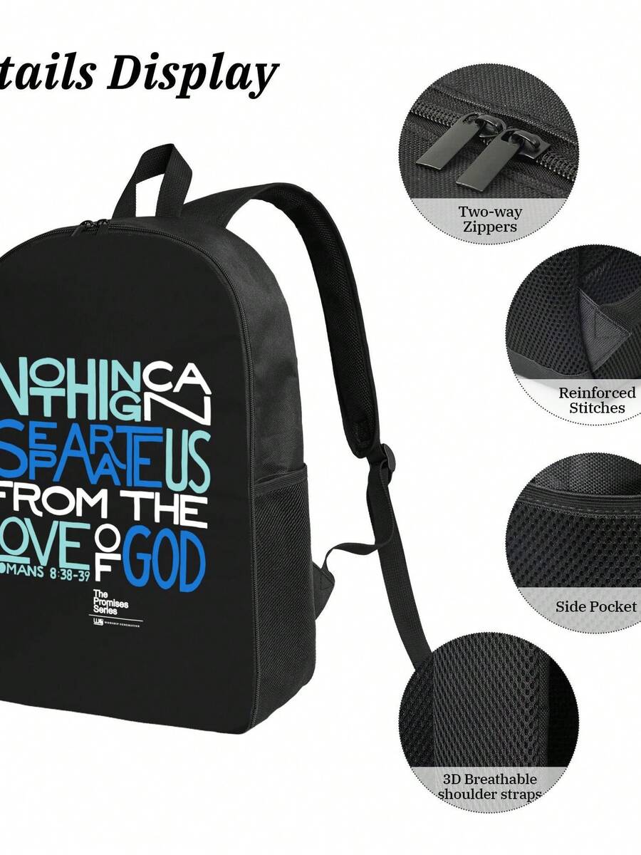 Embroidery Premium - Premium Waterproof Backpack Large Capacity Anti-Theft