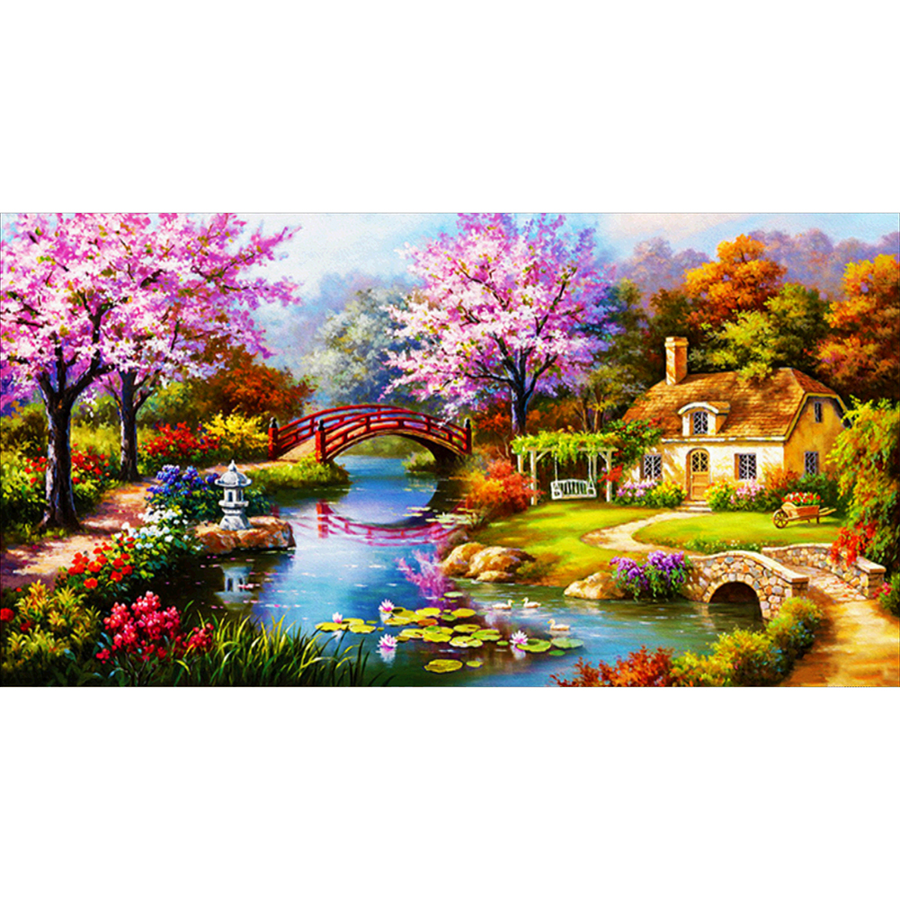 Embroidery Painting - 5D DIY Full Drill Diamond Painting