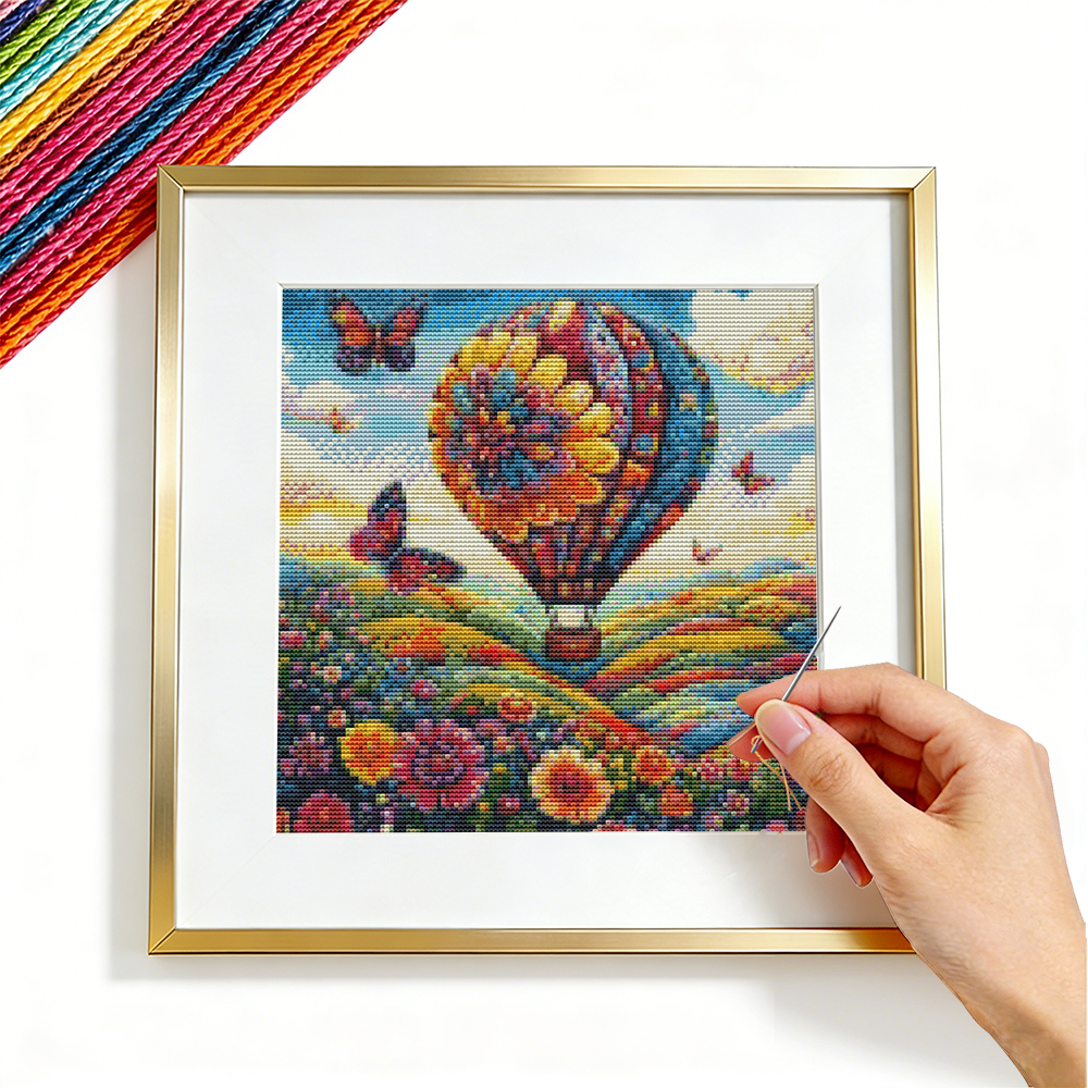 Embroidery Guide Paper - Set For Cross Embroidery Hot Air