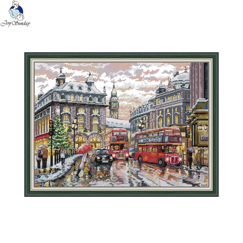 Embroidery Kurta Men - Street View Joy Sunday Cross Stitch