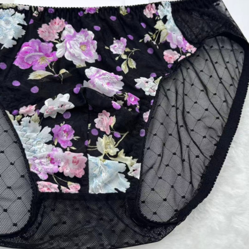 Embroidery Lace - Man's Flower Embroidery Sexy Panties Sissy