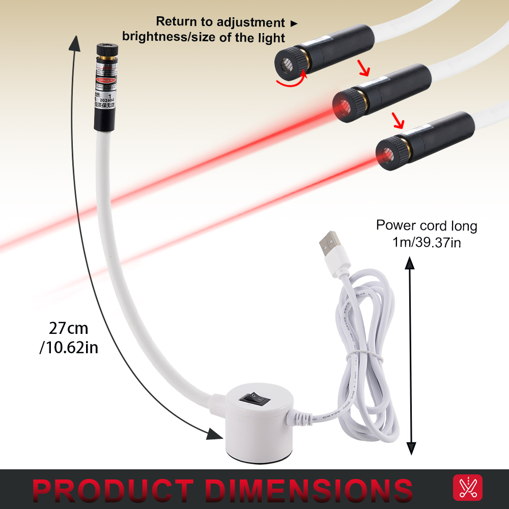 Embroidery Workshop - USB positioning light Infrared laser dual-purpose
