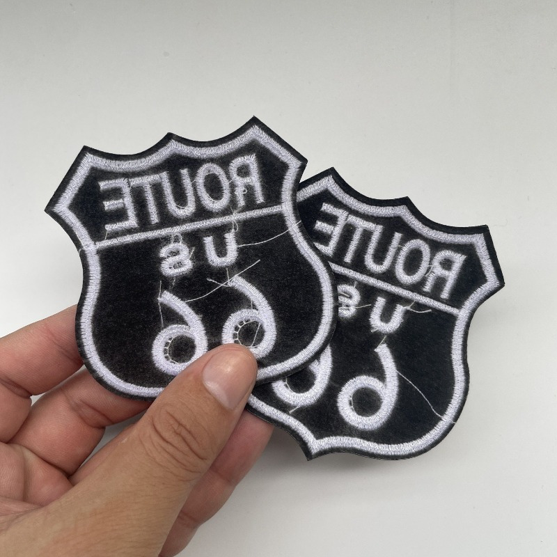Route 66 Embroidery Patch - 2  - Embroidery Premium reseña y precio