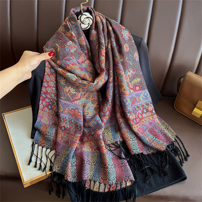 Luxury Embroidery Cashmere Win - Embroidery Hijab reseña y precio