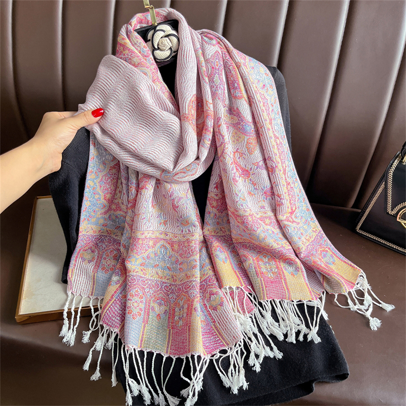Luxury Embroidery Cashmere Win - Embroidery Hijab reseña y precio