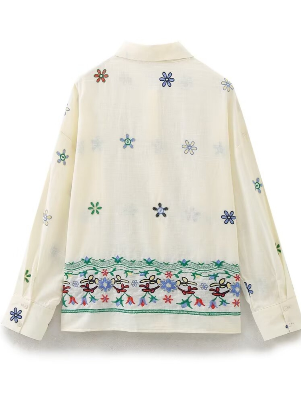 WMXZ Summer Loose Shirt Floral - Embroidery Premium reseña y precio