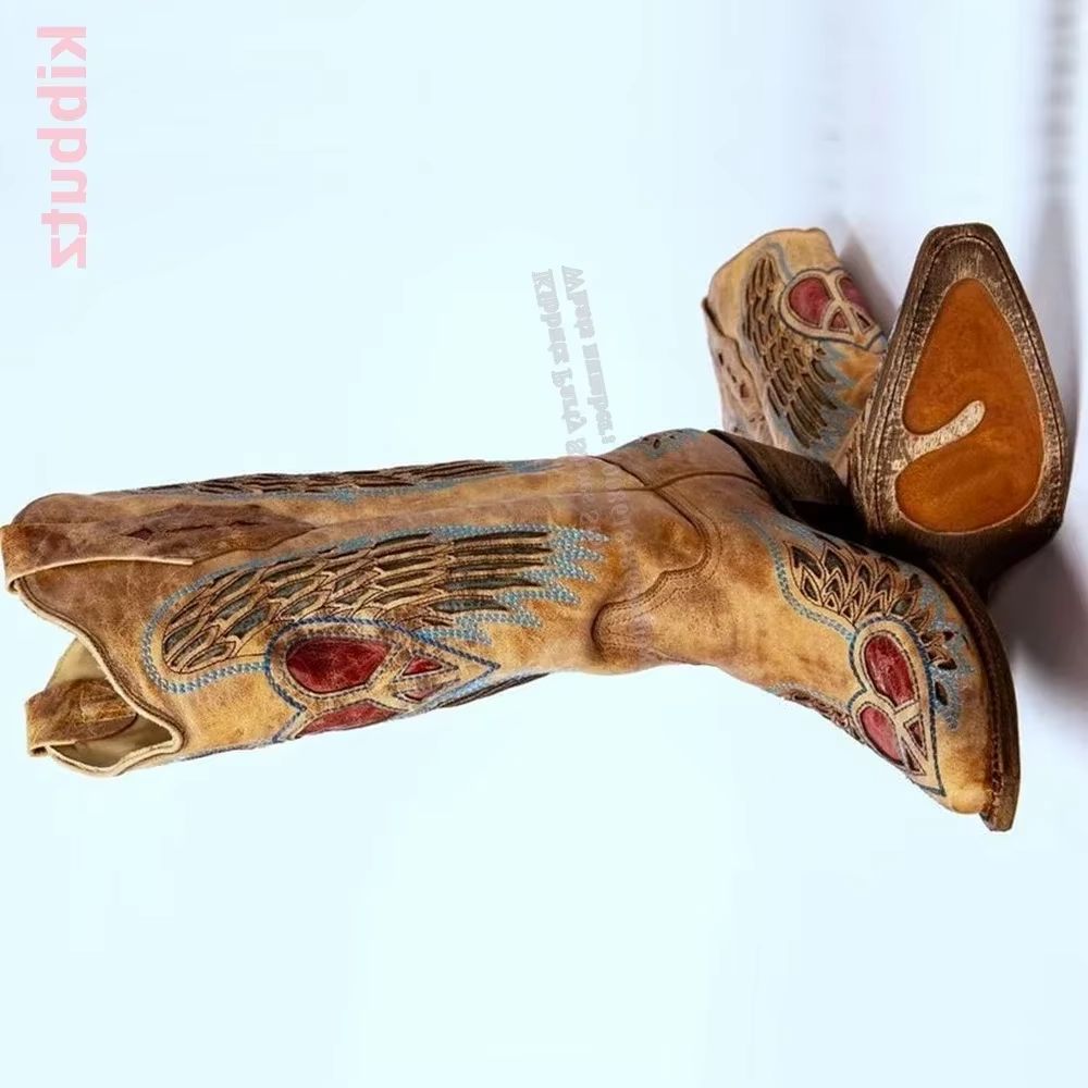Embroidered Cowboy Western Boo - Embroidery Shoes reseña y precio