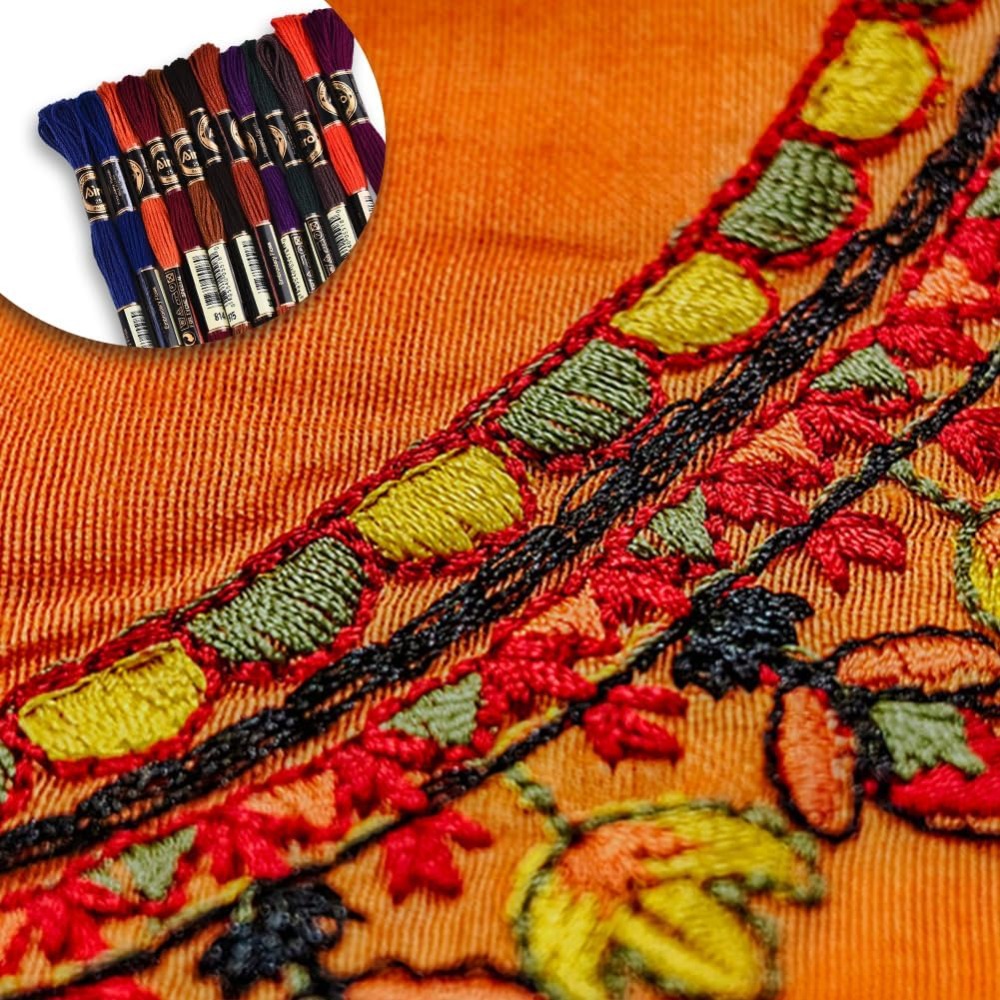 12 Skeins 6 Strands Hand Varie - Embroidery Thread Yarn reseña y precio