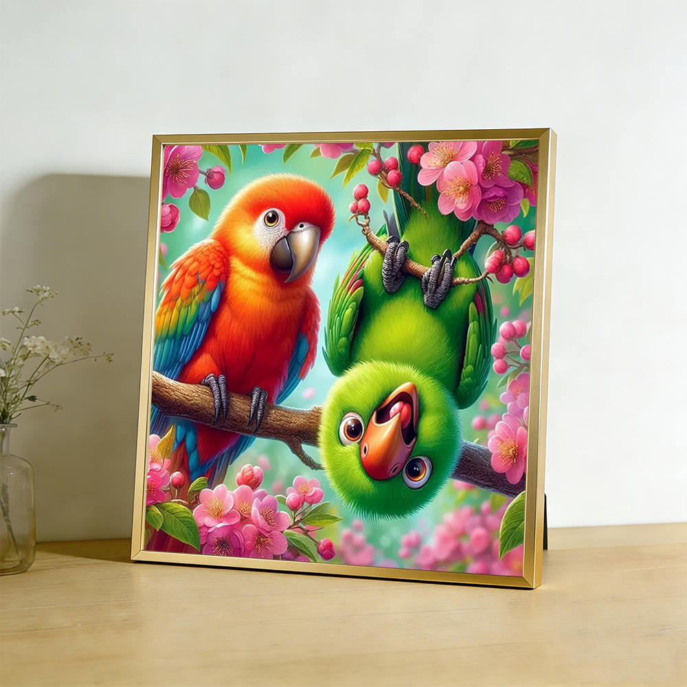 Cross Stitch Patterns Parrot A - Embroidery Guide Paper reseña y precio