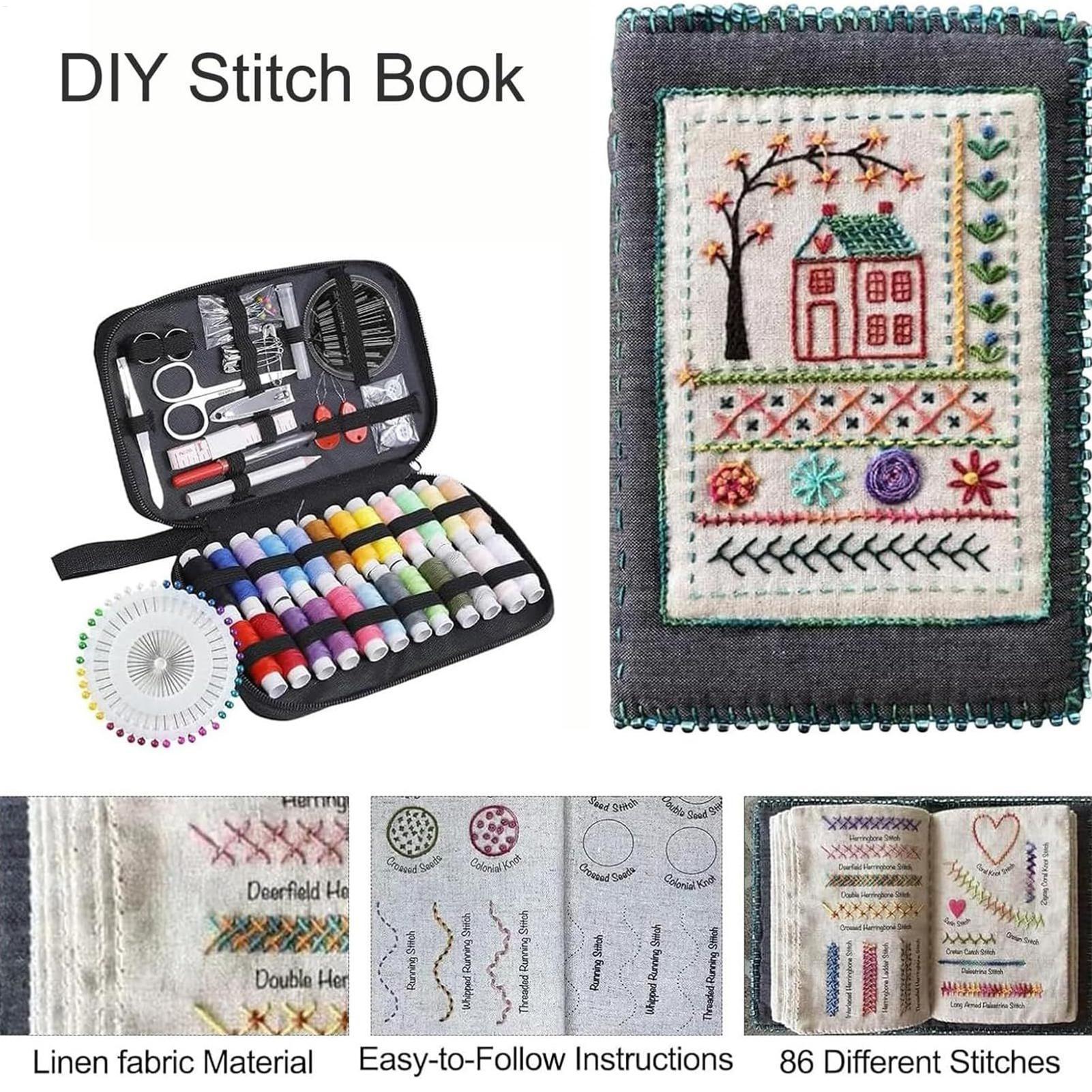 Embroidery Stitch Book For Beg - Embroidery Guide Paper reseña y precio