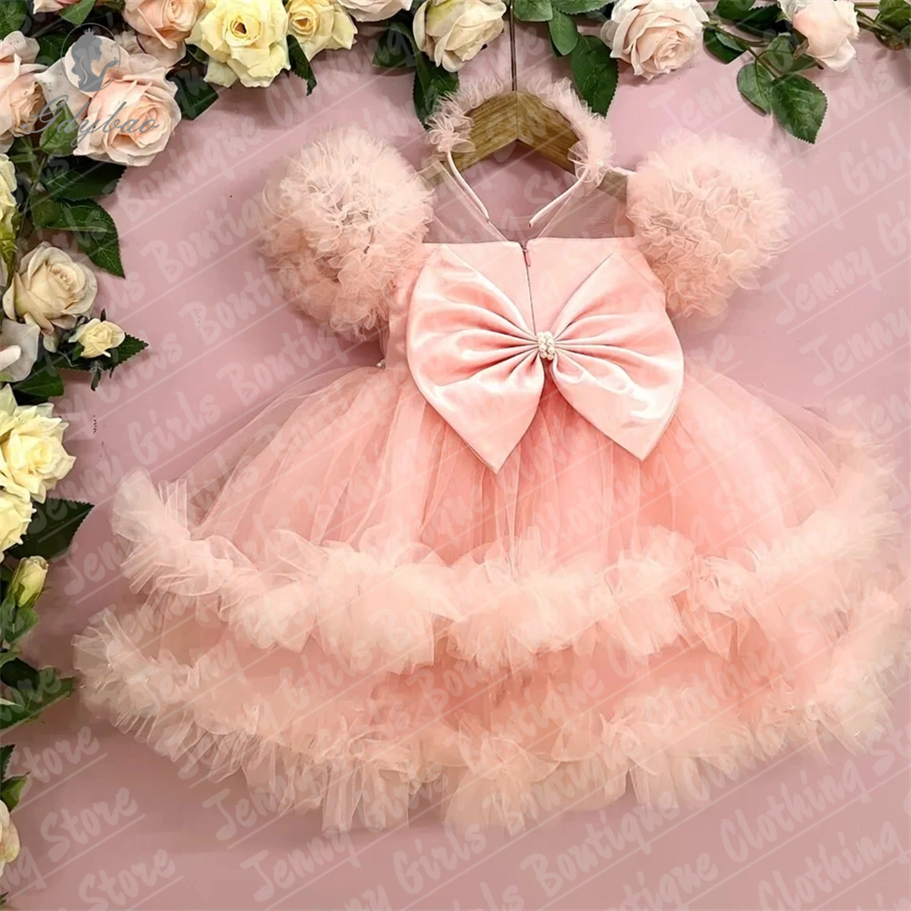 Beautiful Girl Glitter Pearls  - Embroidery Yellow Dress reseña y precio