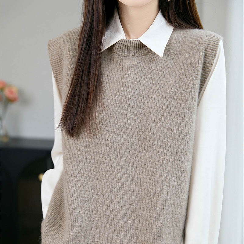 New Pullover Vest 100% Merino  - Embroidery Thread Yarn reseña y precio