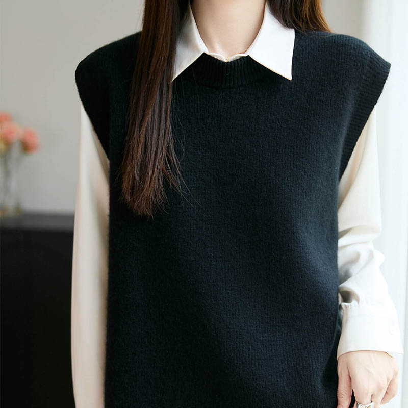 New Pullover Vest 100% Merino  - Embroidery Thread Yarn reseña y precio