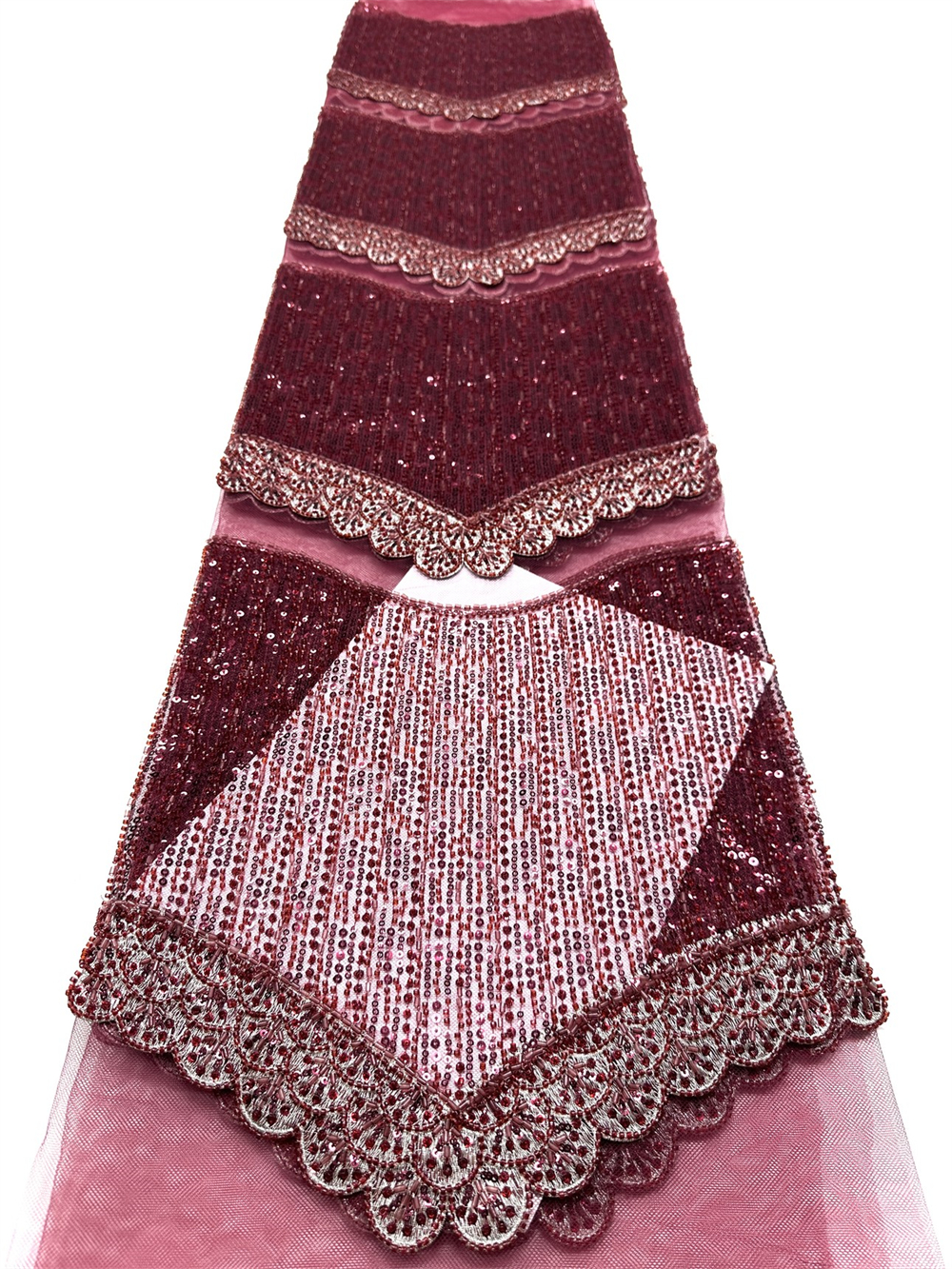 Luxury African Nigerian High-E - Embroidery Net Dress reseña y precio