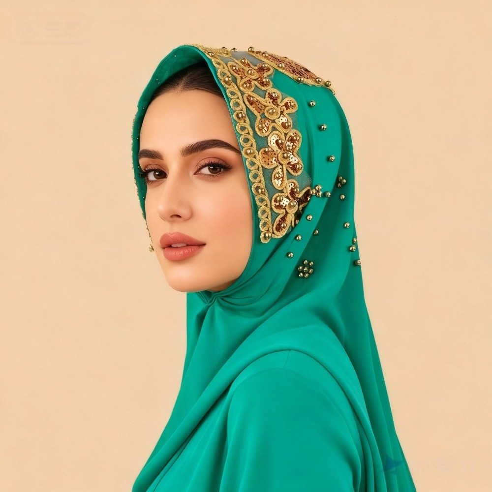 170×70cm Chiffon Hijab Scarf S - Embroidery Hijab reseña y precio
