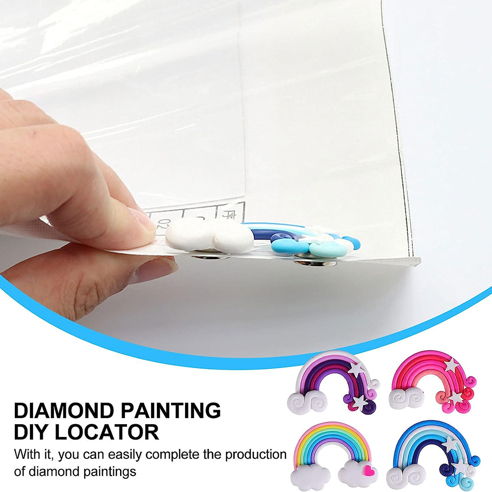 1PC Cute Rainbow Shape Diamond - Embroidery Painting reseña y precio