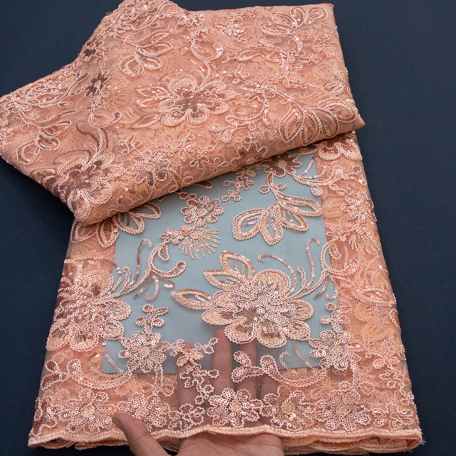 2026 African Mesh Tulle Lace F - Embroidery Net Dress reseña y precio