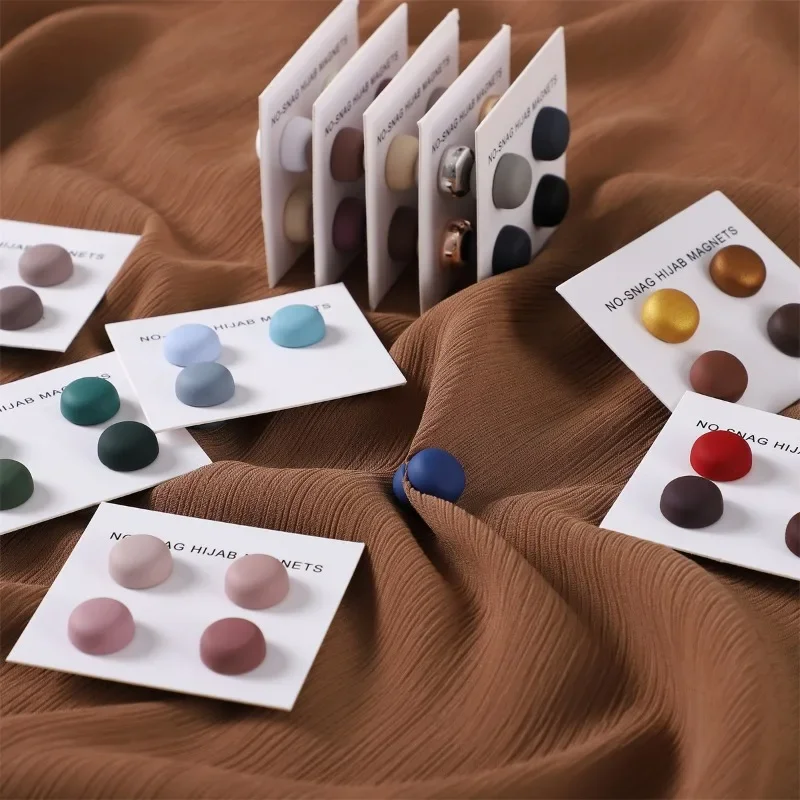 4Pcs/Card Matte Magnet Hijab P - Embroidery Hijab reseña y precio
