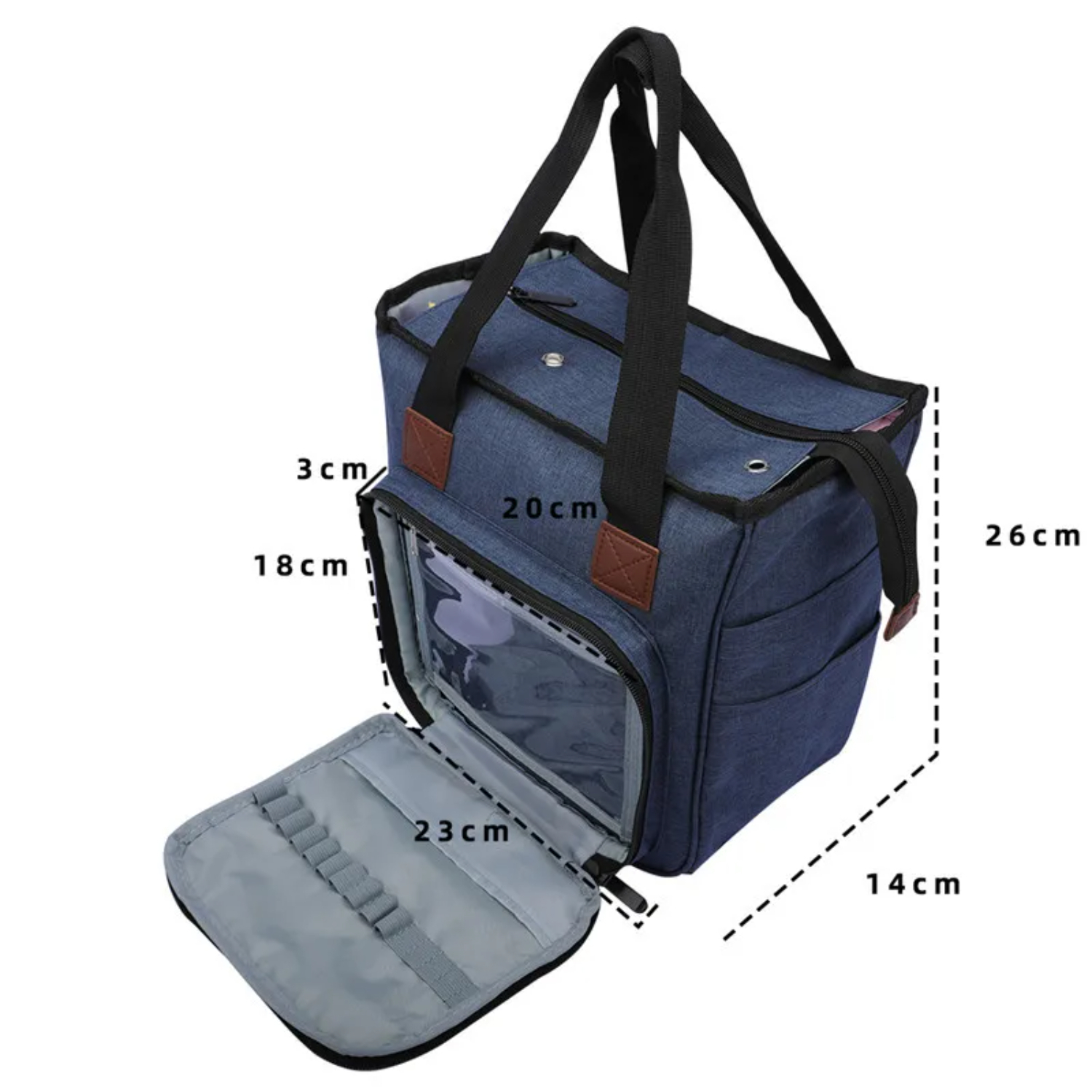 Portable Knitting Bag Organize - Embroidery Thread Yarn reseña y precio