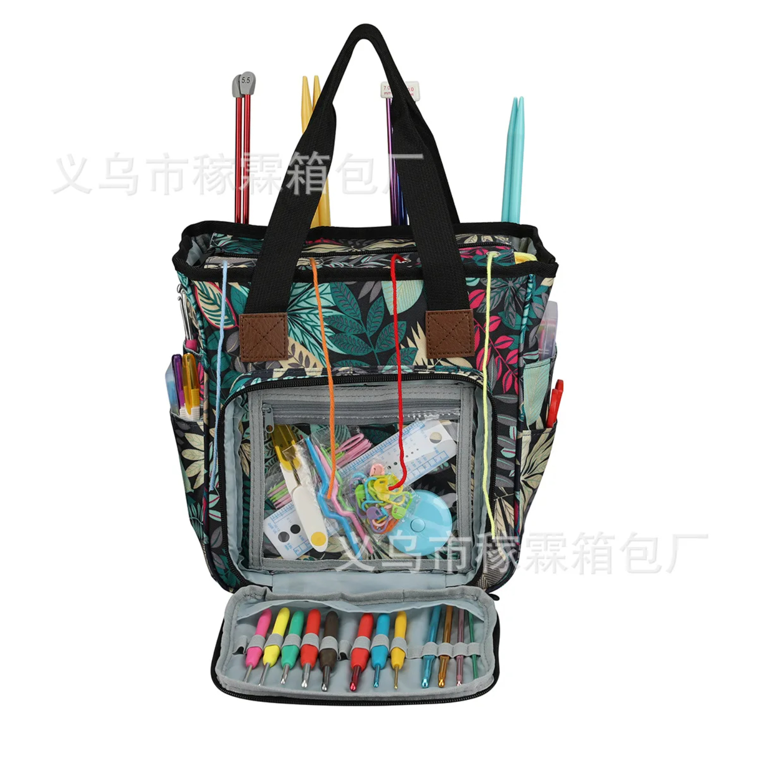Portable Knitting Bag Organize - Embroidery Thread Yarn reseña y precio