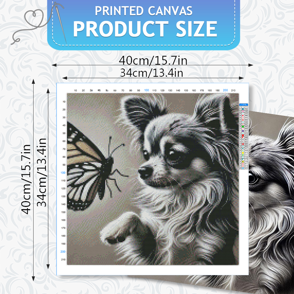 HUACAN 11CT Cross Stitch Kits  - Embroidery Guide Paper reseña y precio