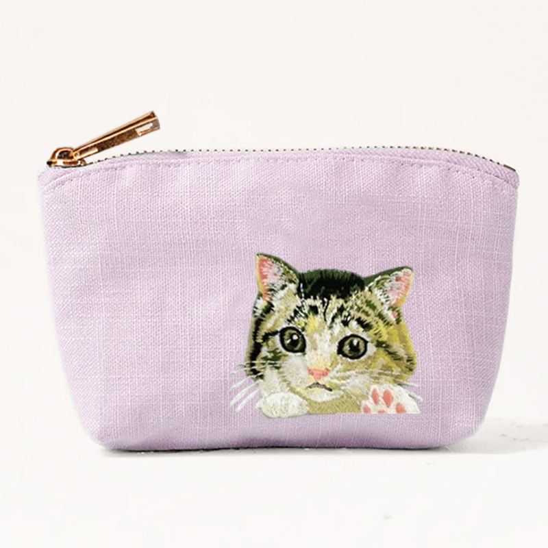 2026 new cute cat dog embroide - Embroidery Wallet reseña y precio