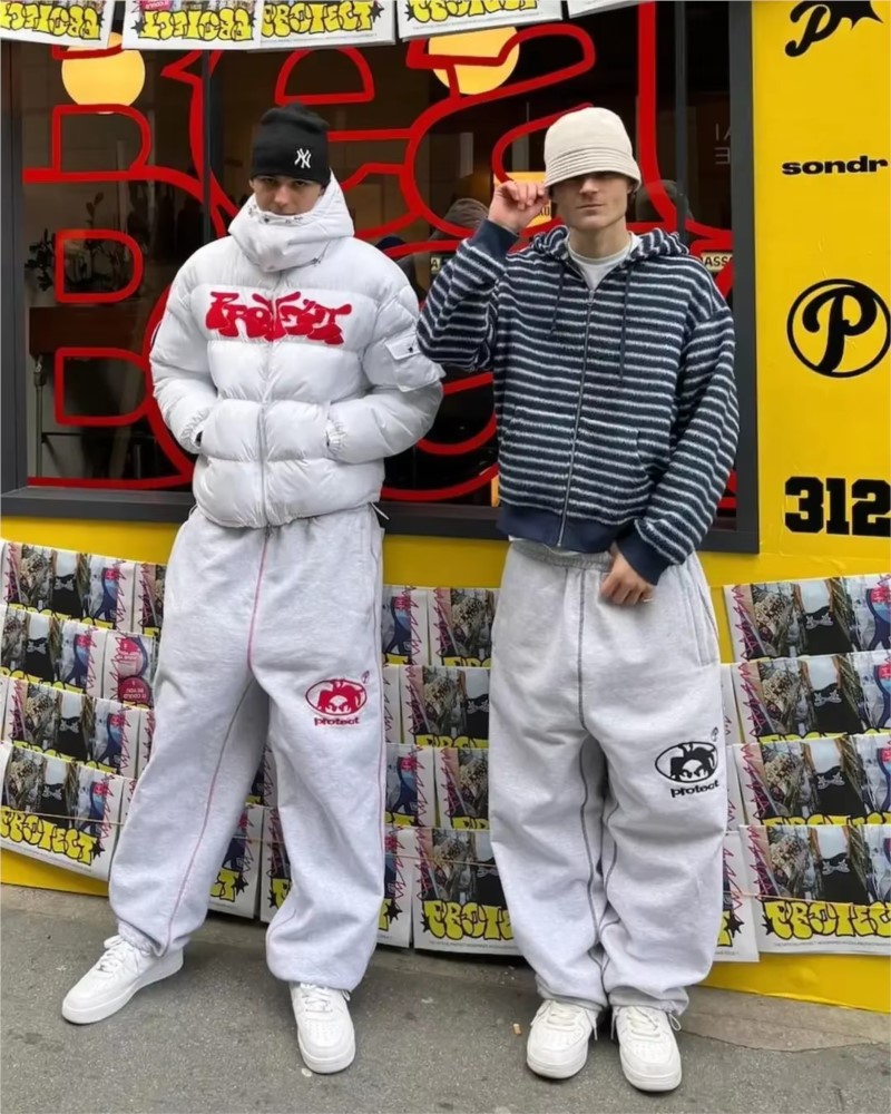 Man Embroidery Baggy Pants Car - Embroidery Workshop reseña y precio