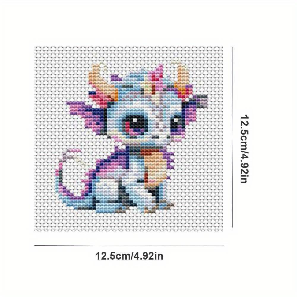 12Pcs Dragon Cross Stitch 11CT - Embroidery Kurta Men reseña y precio