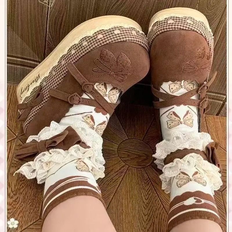 Lolita High Heels Height Incre - Embroidery Lace reseña y precio