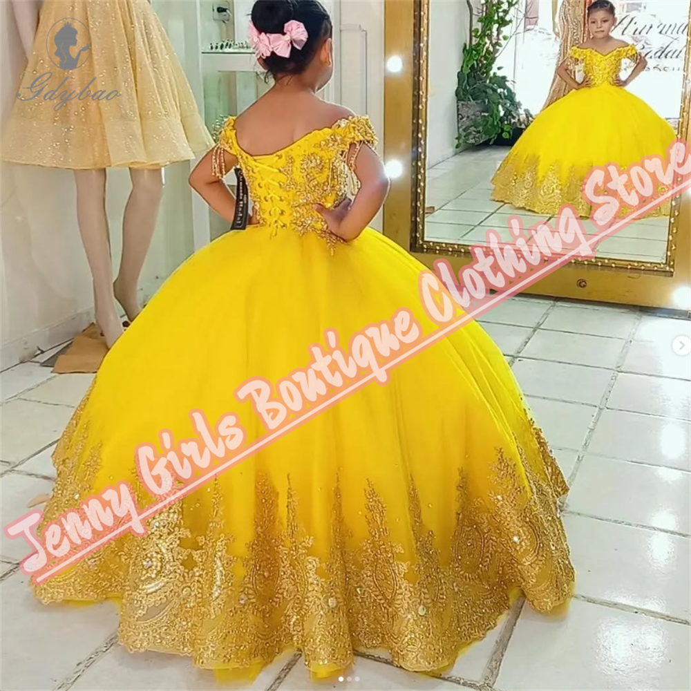 Yellow Beautiful Girl Birthday - Embroidery Yellow Dress reseña y precio