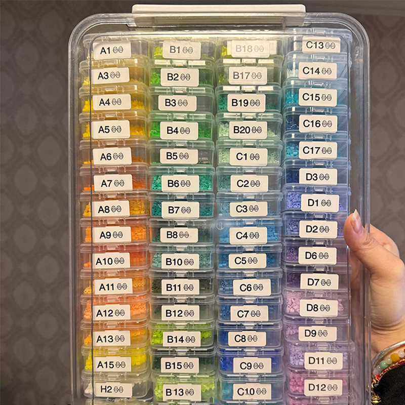 60pcs Transparent Plastic Stor - Embroidery Painting reseña y precio