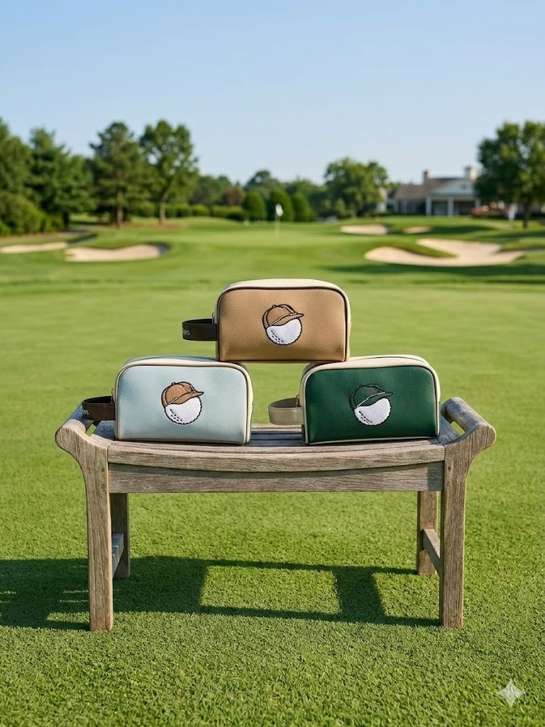 Premium Double Layer Golf Pouc - Embroidery Premium reseña y precio