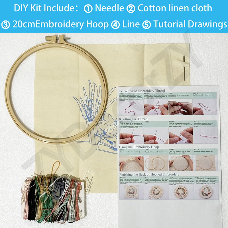 Skill Hand Sewing Cross Stitch - Embroidery Workshop reseña y precio