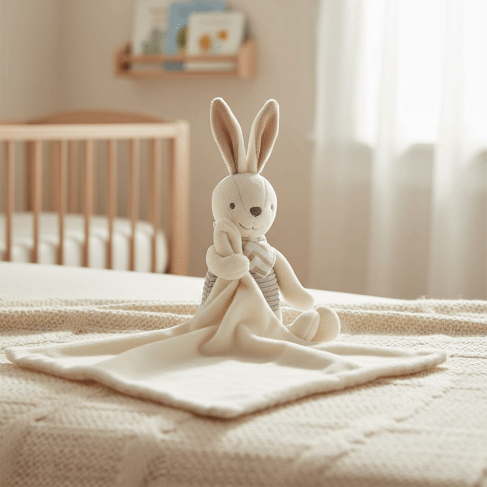 Square Shape Baby Rabbit Comfo - Embroidery Rabbit reseña y precio
