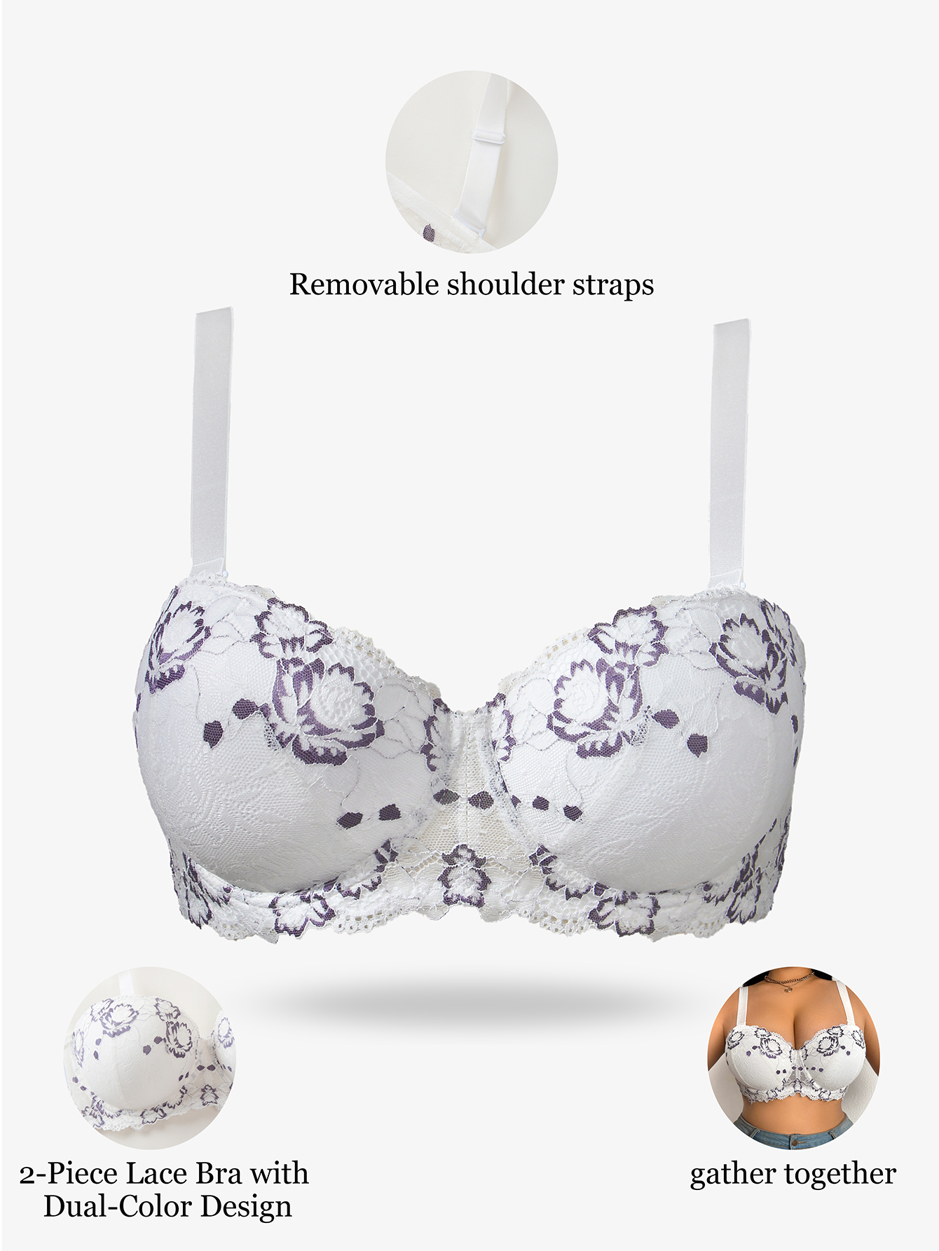 Plus Size Lace & Embroidery Wo - Embroidery Lace reseña y precio