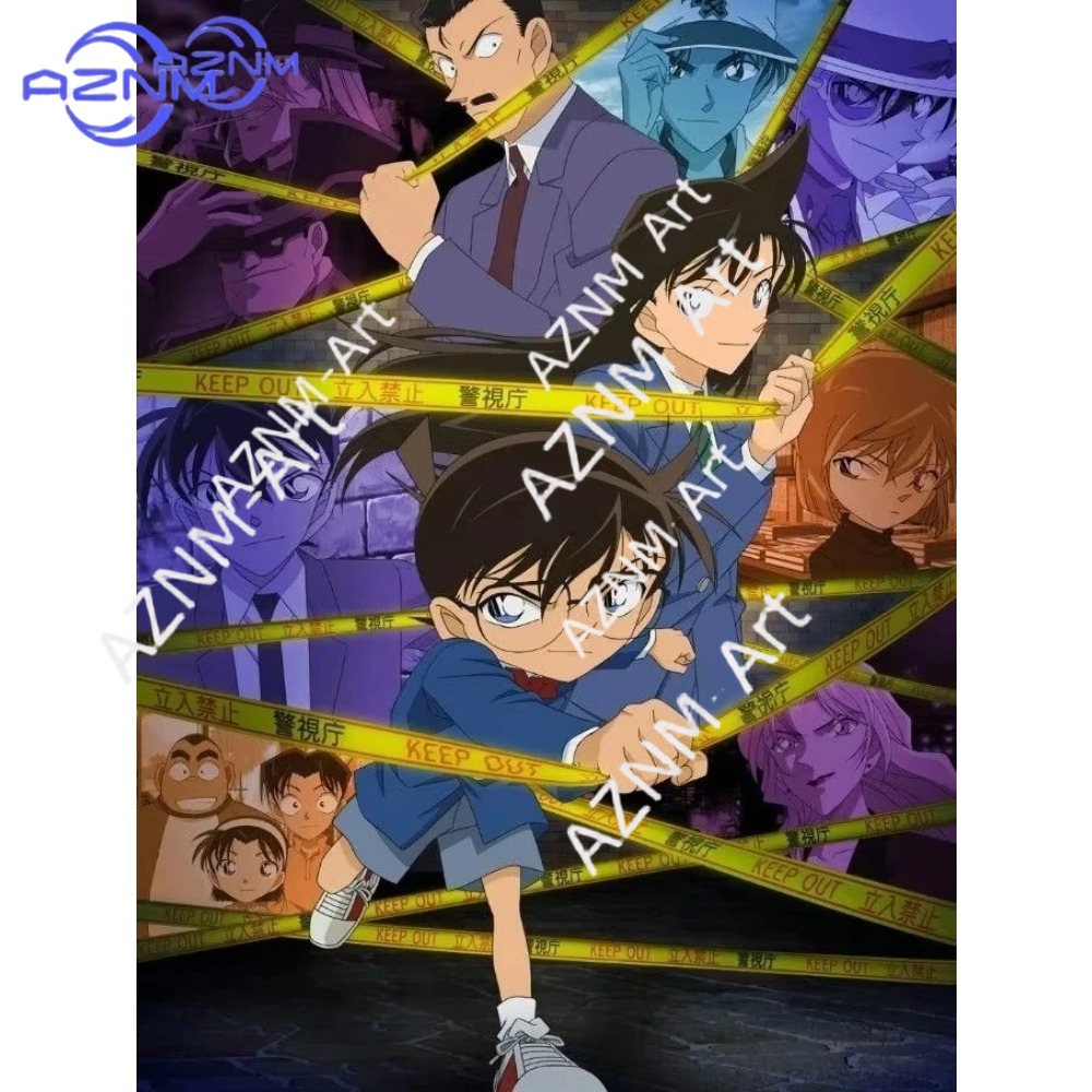 1pc Detective Conan Diamond Pa - Embroidery Painting reseña y precio