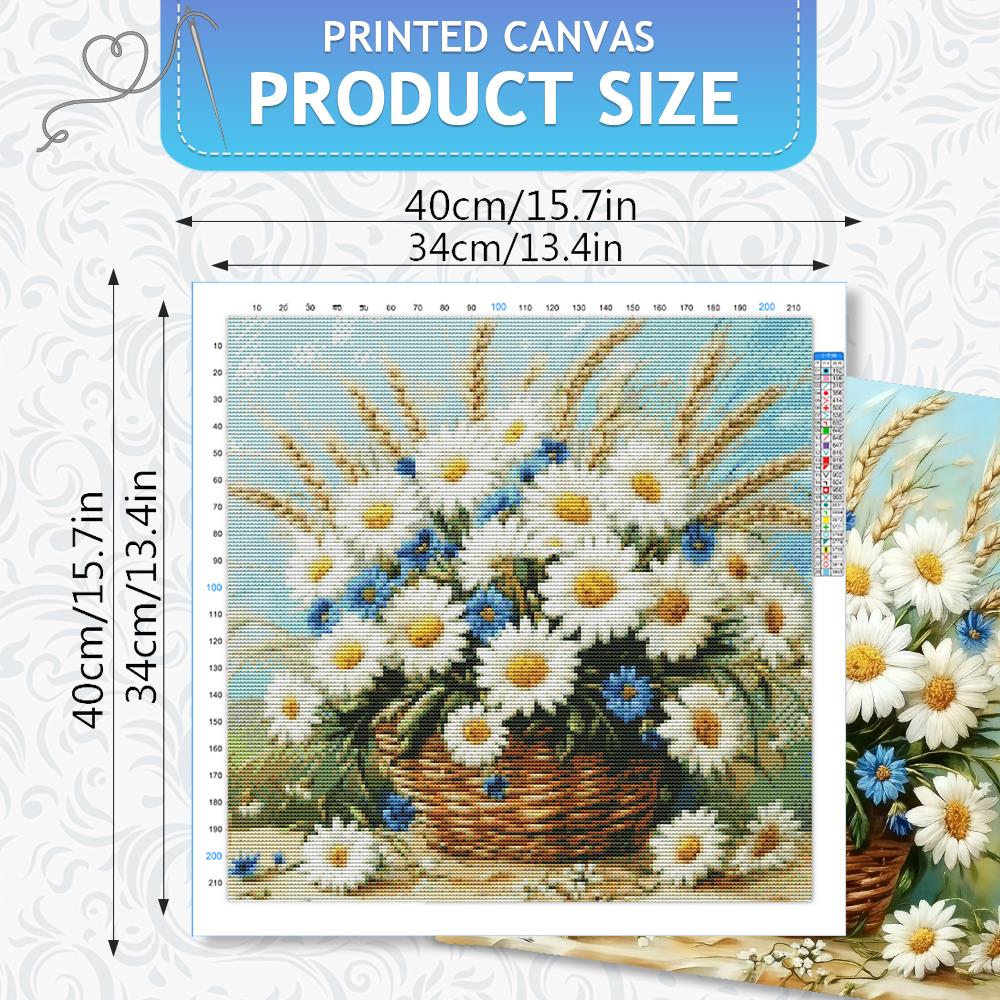 HUACAN 11CT Embroidery Sets Ro - Embroidery Guide Paper reseña y precio
