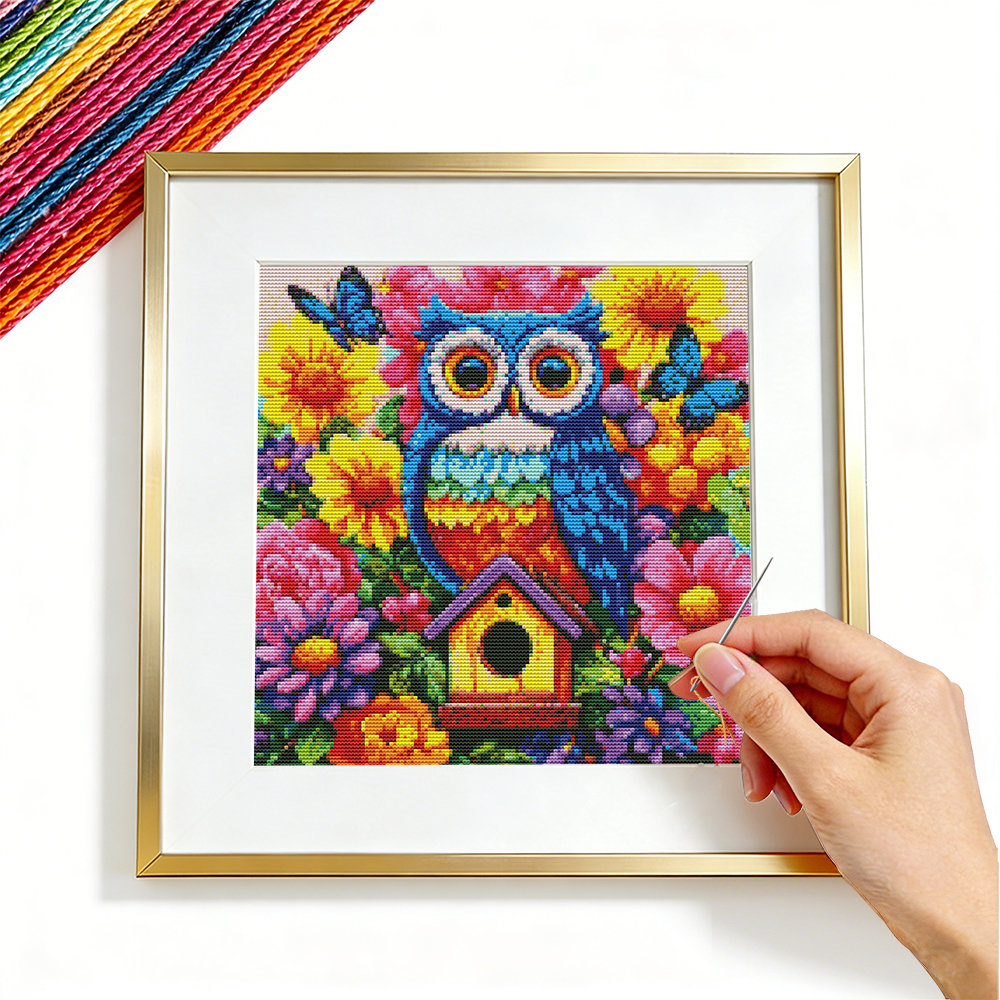 11CT Cross Point Embroidery Ow - Embroidery Guide Paper reseña y precio