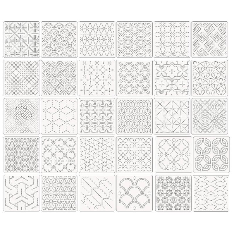 ABBP-30 Pcs Spike Template Ste - Embroidery X Pattern reseña y precio