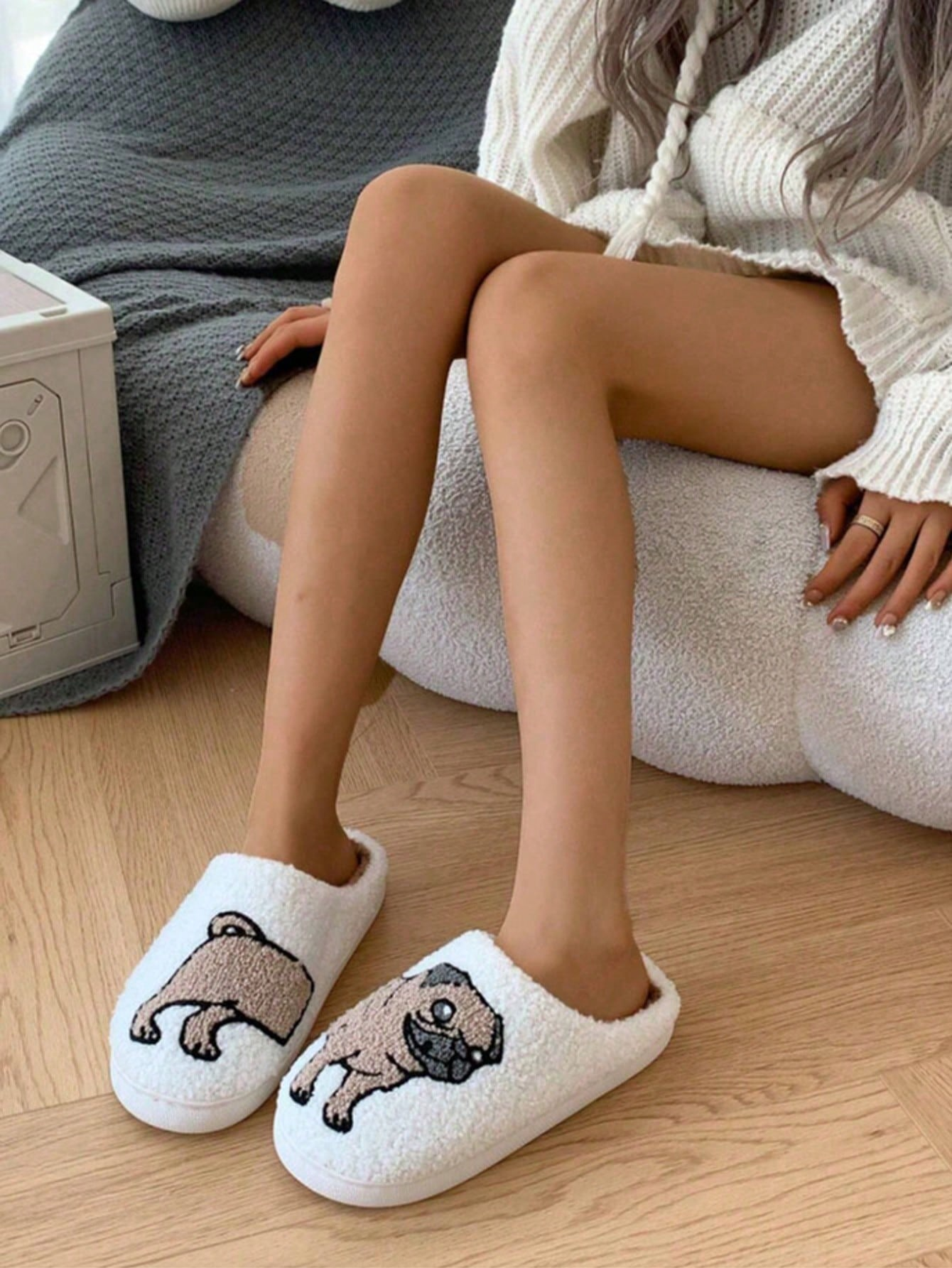 Couple Pug Embroidery Plush Sl - Embroidery Print reseña y precio