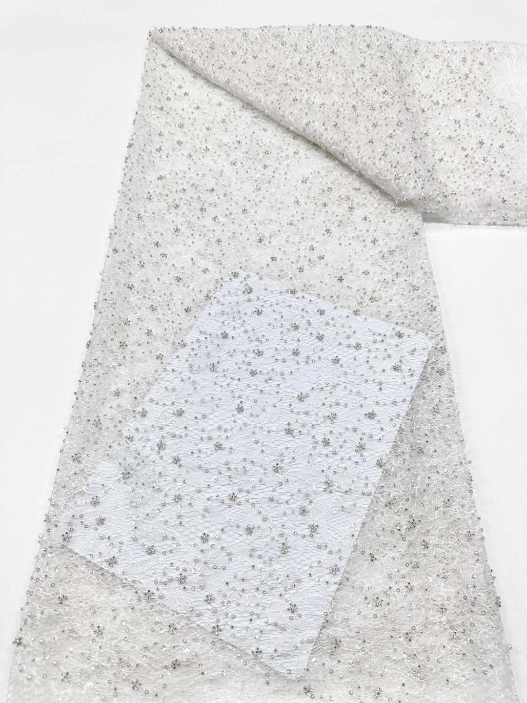 Luxury Sequins Lace Fabric 202 - Embroidery Net Dress reseña y precio