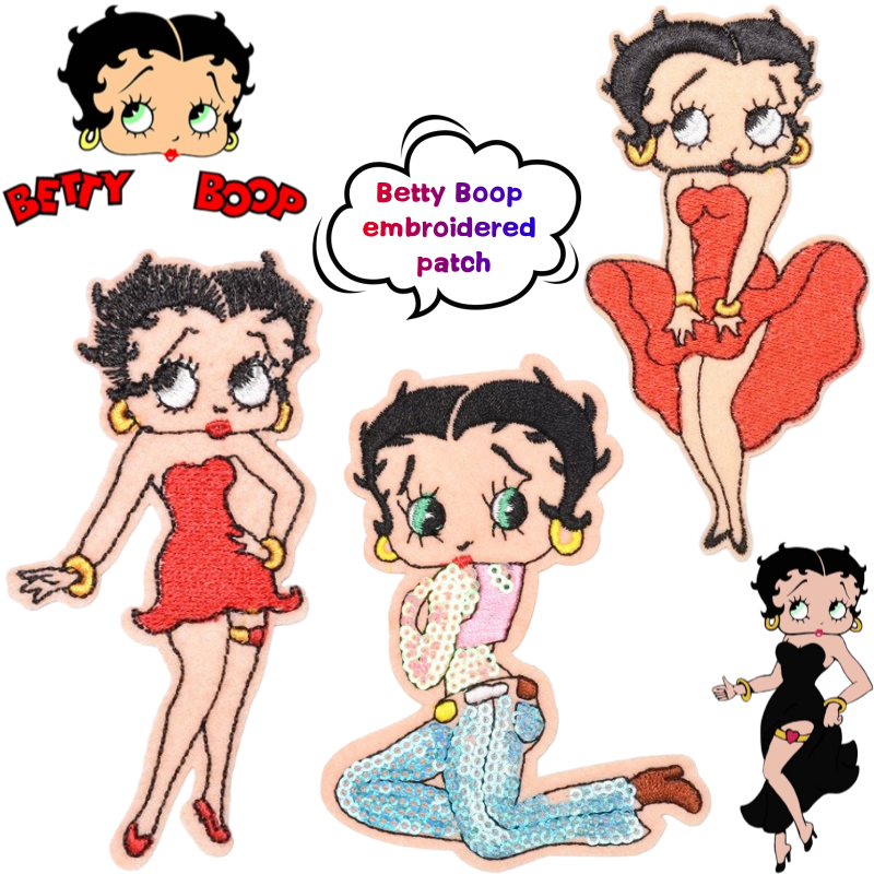 Betty Boop Patch High Color Va - Embroidery Print reseña y precio