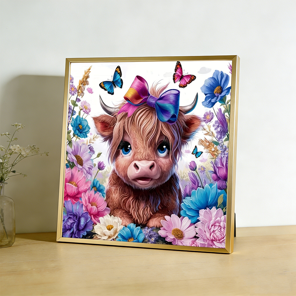 Cross Point Embroidery Kit Cow - Embroidery Guide Paper reseña y precio