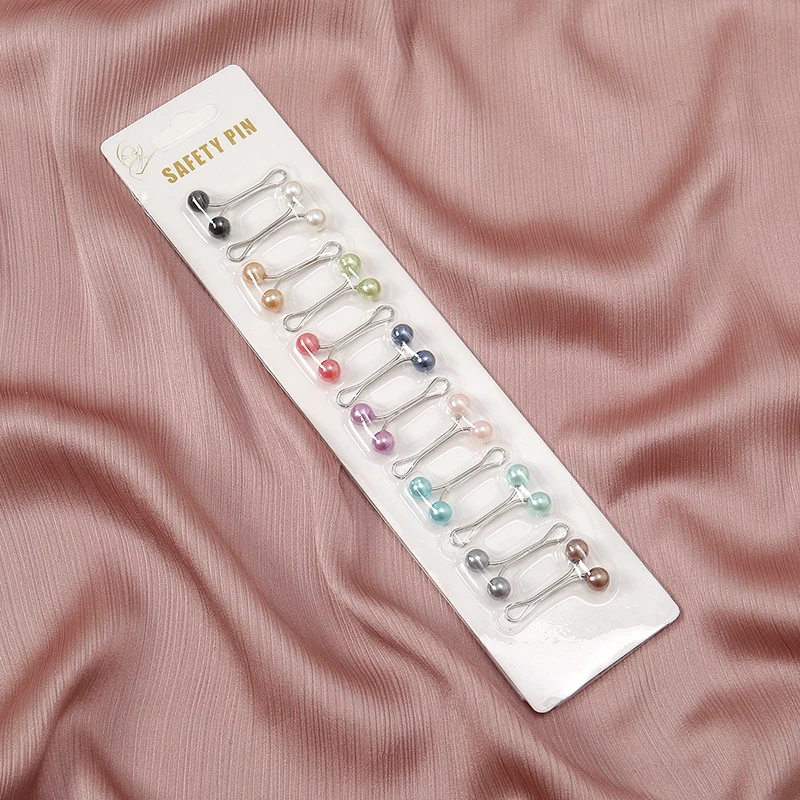12pcs/Bag Muslim Hijab Pins Sc - Embroidery Hijab reseña y precio