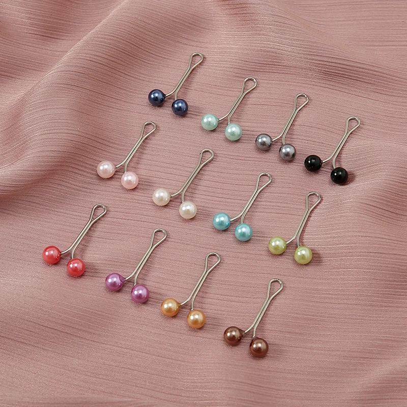 12pcs/Bag Muslim Hijab Pins Sc - Embroidery Hijab reseña y precio