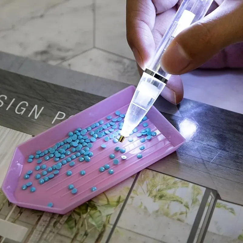 LED Light Diamond Painting Pen - Embroidery Painting reseña y precio