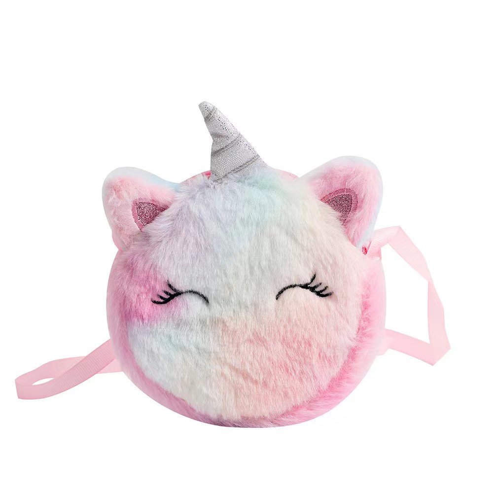 Kids Fashion Plush Shoulder Ba - Embroidery Wallet reseña y precio