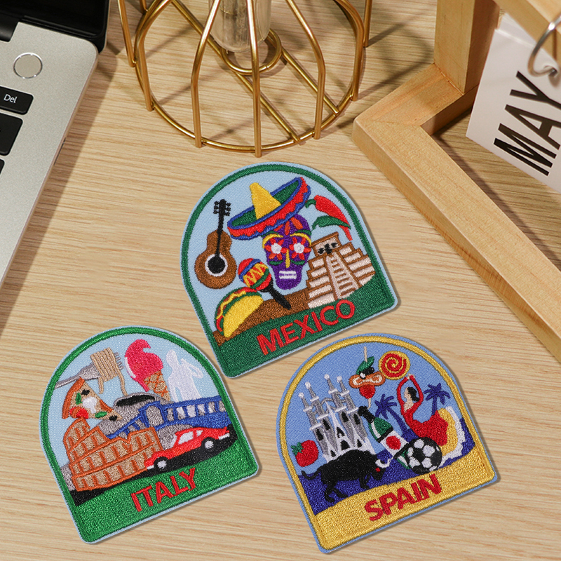 3Pcs European Country Art Embr - Embroidery X Pattern reseña y precio