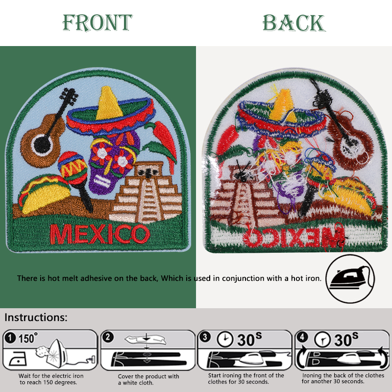 3Pcs European Country Art Embr - Embroidery X Pattern reseña y precio