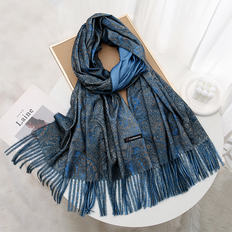 Luxury Paisley Pashmina Shawl  - Embroidery Hijab reseña y precio